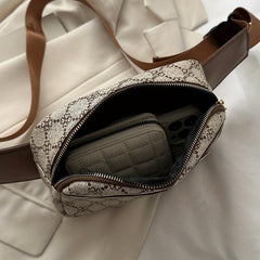 Vintage Casual Chest Bag PU Leather Sling Bag