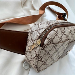 Vintage Casual Chest Bag PU Leather Sling Bag