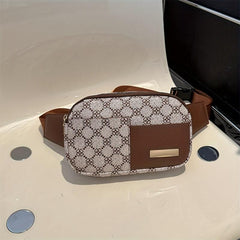 Vintage Casual Chest Bag PU Leather Sling Bag