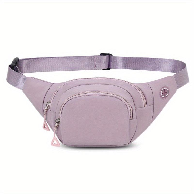 Casual Crossbody Bag PU Leather Fanny Pack Waist Bag