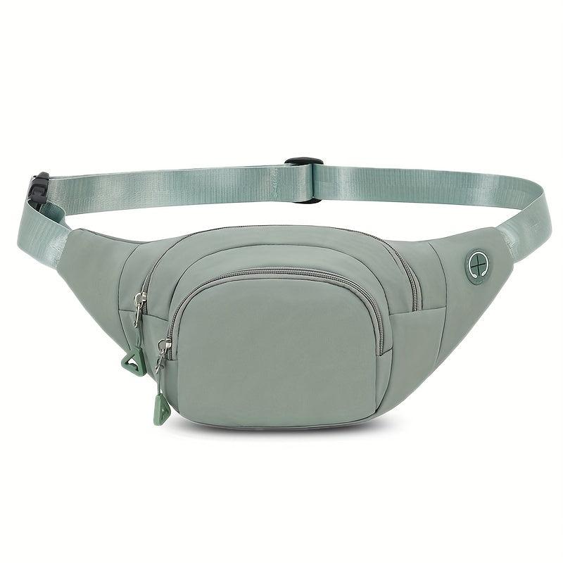 Casual Crossbody Bag PU Leather Fanny Pack Waist Bag