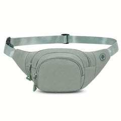 Casual Crossbody Bag PU Leather Fanny Pack Waist Bag