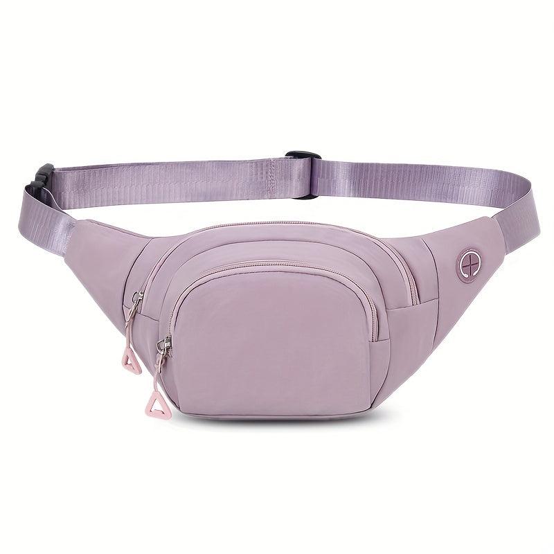Casual Crossbody Bag PU Leather Fanny Pack Waist Bag