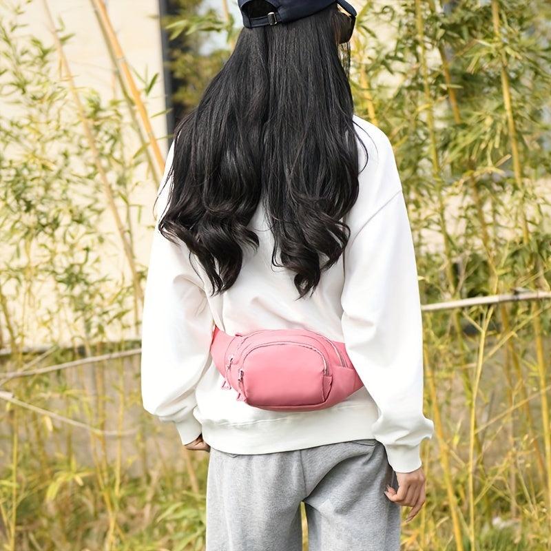 Casual Crossbody Bag PU Leather Fanny Pack Waist Bag