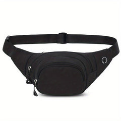 Casual Crossbody Bag PU Leather Fanny Pack Waist Bag