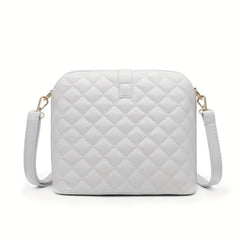 Argyle Quilted Messenger Chain Bag Small Square Bag Single Shoulder Bag