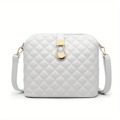 Argyle Quilted Messenger Chain Bag Small Square Bag Single Shoulder Bag