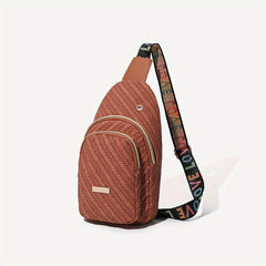 Casual Sling Zipper Bag Outdoor Chest Bag