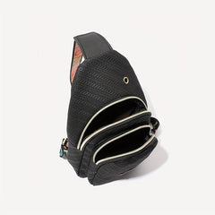 Casual Sling Zipper Bag Outdoor Chest Bag