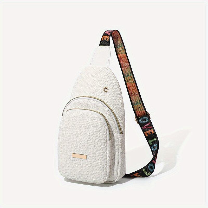 Casual Sling Zipper Bag Outdoor Chest Bag
