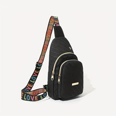 Casual Sling Zipper Bag Outdoor Chest Bag