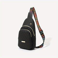 Casual Sling Zipper Bag Outdoor Chest Bag