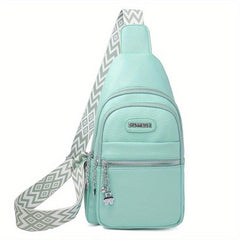 Vintage Crossbody Chest Bag Retro Sports Fitness Gym Sling Bag