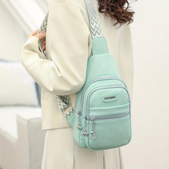 Vintage Crossbody Chest Bag Retro Sports Fitness Gym Sling Bag