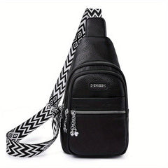 Vintage Crossbody Chest Bag Retro Sports Fitness Gym Sling Bag