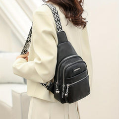 Vintage Crossbody Chest Bag Retro Sports Fitness Gym Sling Bag
