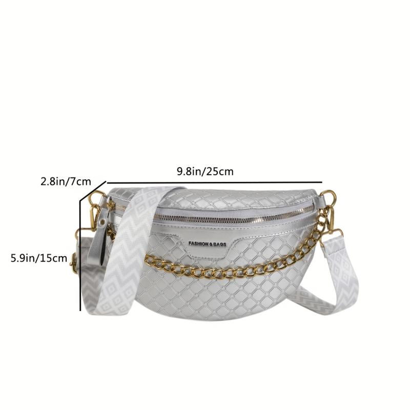 Classic Argyle Pattern Chest Bag