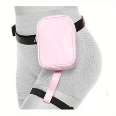 Solid Fanny Pack Portable Waist Bag Women's Leg Bag & Purse