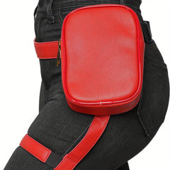 Solid Fanny Pack Portable Waist Bag Women's Leg Bag & Purse
