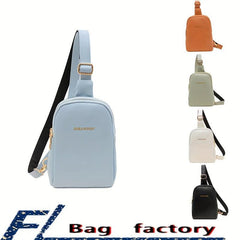 Stylish Sling Bag Faux Leather Crossbody Bag Women's Chest Bag