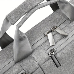 Grey Crossbody Laptop Bag Business Commuter Single Shoulder Handbag Briefcase