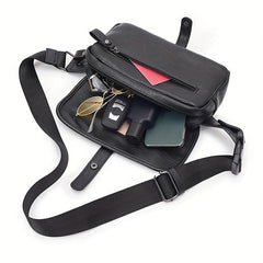 PU Leather Waist Bag Casual Street Shoulder Crossbody Bag
