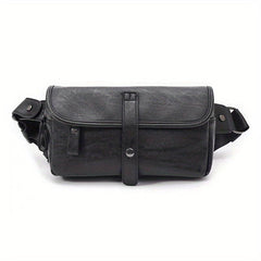 PU Leather Waist Bag Casual Street Shoulder Crossbody Bag