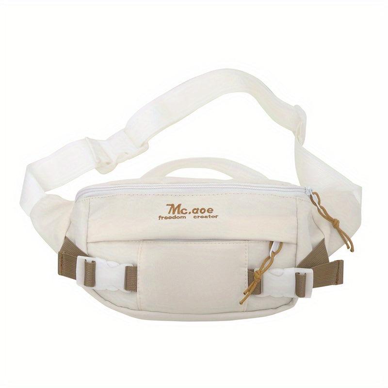 Colorblock Chest Bag Crescent Crossbody Bag & Wallet