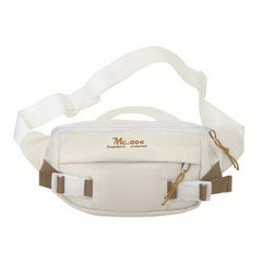 Colorblock Chest Bag Crescent Crossbody Bag & Wallet