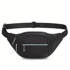 Minimalist Zipper Chest Bag Lightweight Sports Fitness Sling Bag