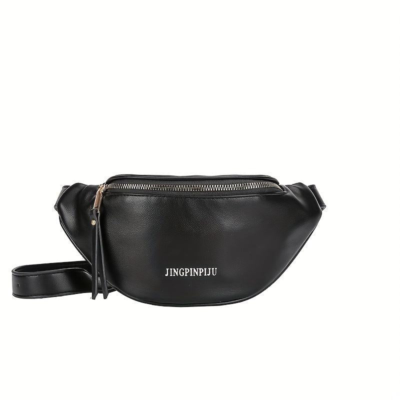 Minimalist Letter Graphic Chest Bag Sports Fitness Crossbody Fanny Pack