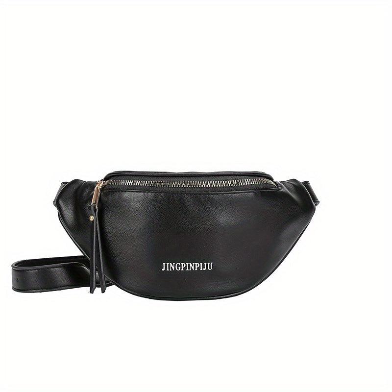 Minimalist Letter Graphic Chest Bag Sports Fitness Crossbody Fanny Pack