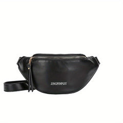 Minimalist Letter Graphic Chest Bag Sports Fitness Crossbody Fanny Pack
