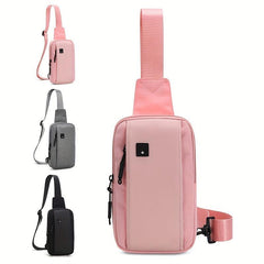 Nylon Sling Backpack Waterproof Crossbody Chest Bag