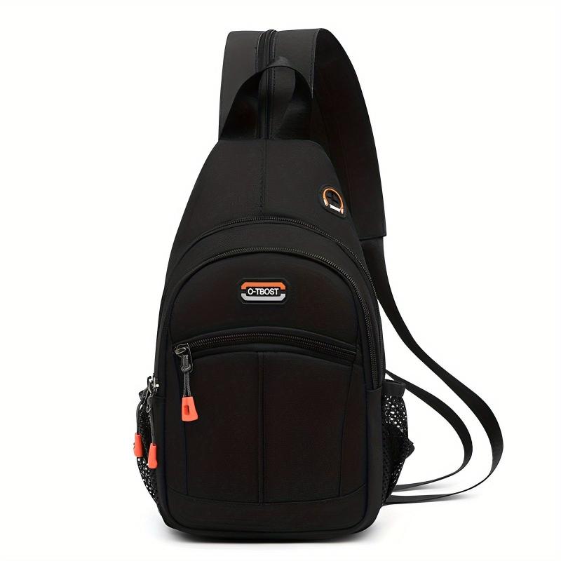 Sling Bag Casual Nylon Crossbody Bag Outdoor Sports Travel Chest Bag