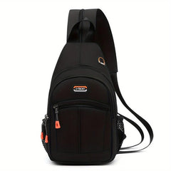 Sling Bag Casual Nylon Crossbody Bag Outdoor Sports Travel Chest Bag