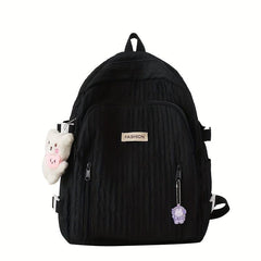 Sweet Student Pleated Backpack Nylon Large Capacity Bag