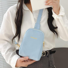Minimalist Solid Sling Bag Crossbody for Women