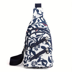 Nylon Sling Bag Crossbody Chest Bag for Outdoor Travel