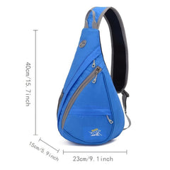 Nylon Sling Bag Waterproof Crossbody Chest Purse Travel