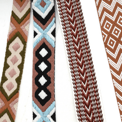 Geometric Pattern Sling Bag Crossbody Zipper Chest Bag