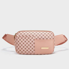 Geometric Pattern Fanny Pack for Women - All-match Waist Bag for Sports
