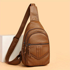 Vintage Chest Bag Retro Crossbody Sling Bag