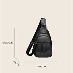 Vintage Chest Bag Retro Crossbody Sling Bag