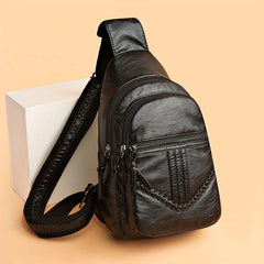 Vintage Chest Bag Retro Crossbody Sling Bag