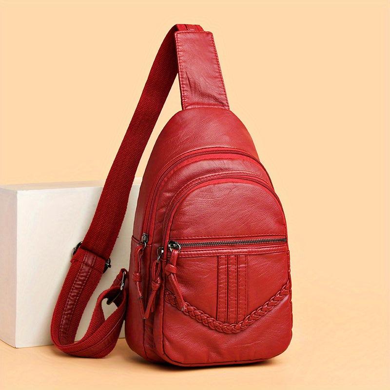 Vintage Chest Bag Retro Crossbody Sling Bag