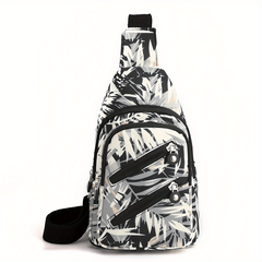 Portable Sling Bag Nylon Sports Gym Chest Bag Crossbody Bag