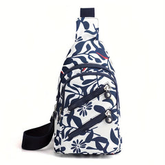 Portable Sling Bag Nylon Sports Gym Chest Bag Crossbody Bag
