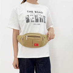 Vintage Layer Chest Bag Retro Crossbody Phone Bag Women's Versatile Waist Purse