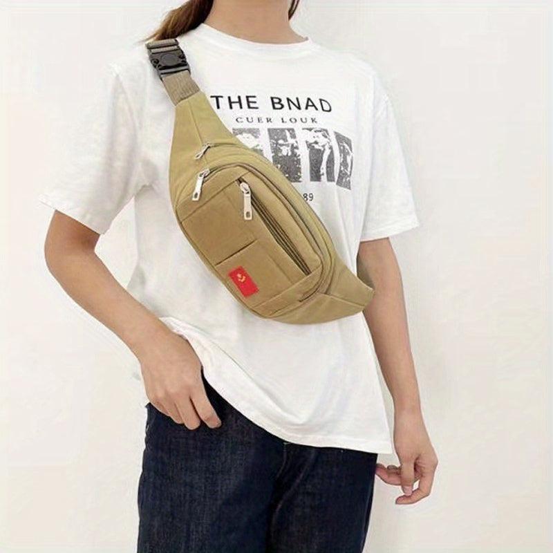 Vintage Layer Chest Bag Retro Crossbody Phone Bag Women's Versatile Waist Purse